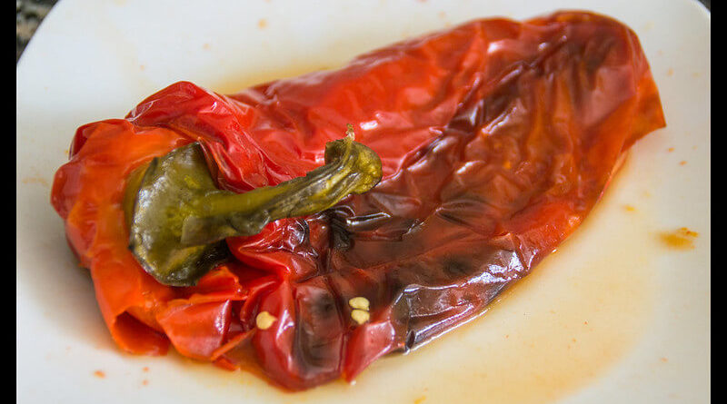 Receta de pimientos asados
