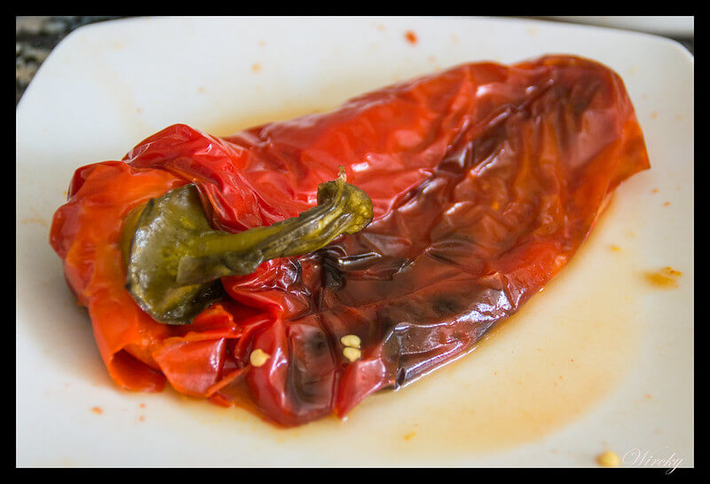 Receta de pimientos asados